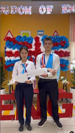 Бүгін, “Welcome to the Kingdom of English language” ағылшын тілі кафедрасы пәні апталығының ашылу салтанаты болып өтті.